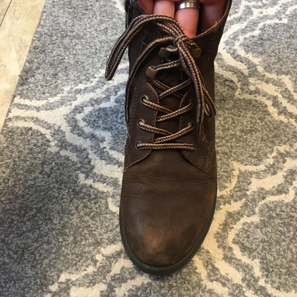 Steven Madden Combat/Hiking style lace up boots - Picture 4 of 7